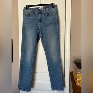 Madewell The Slim Boy Jean, Classic Blue Straight Leg Jeans
